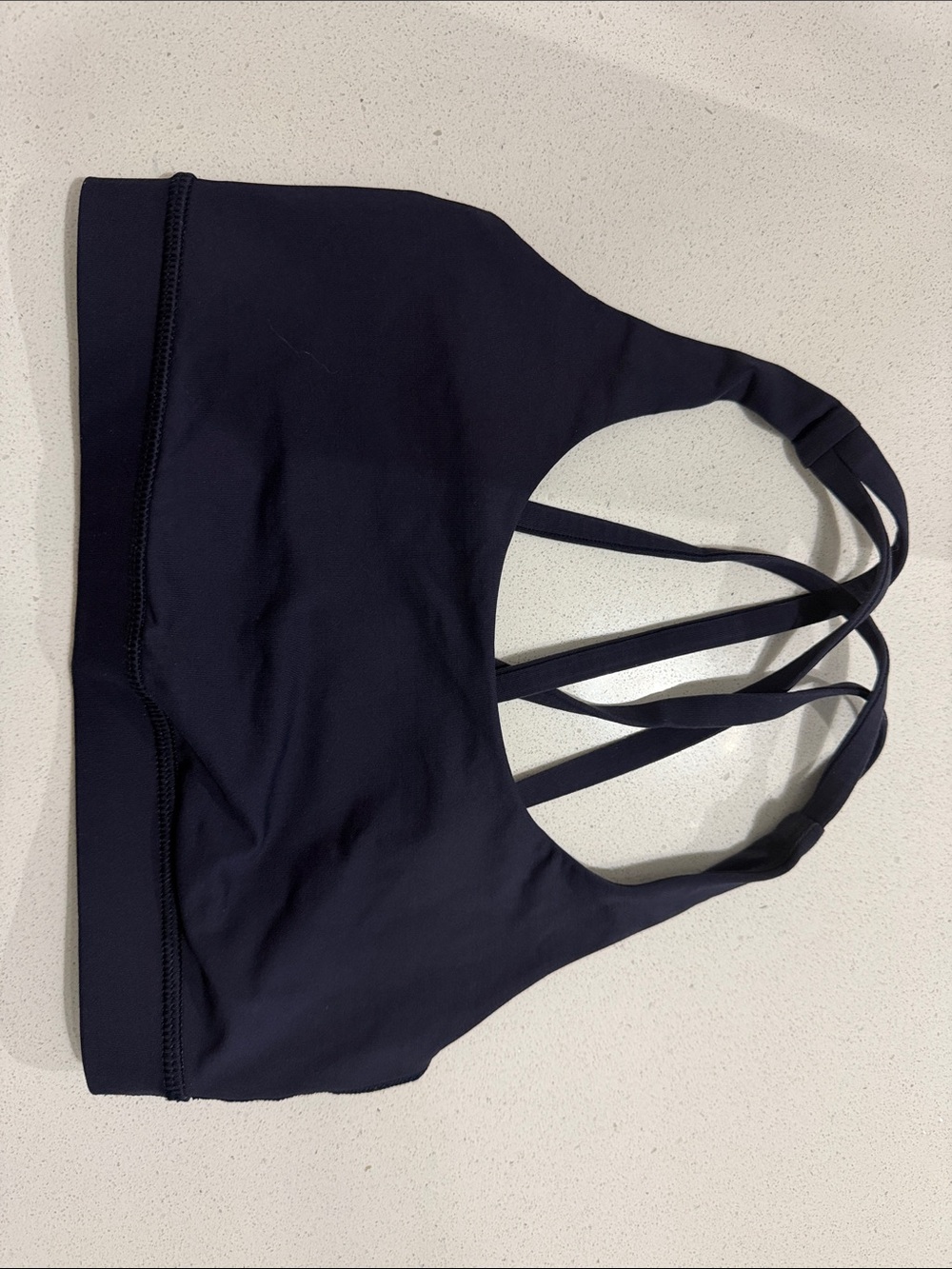 Lulu Lemon Strappy Back Sports Bra - Navy
